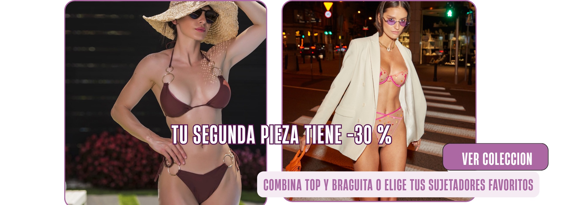 conjunto de lencería fucsia colección pink tulle v-110 - Elakokette